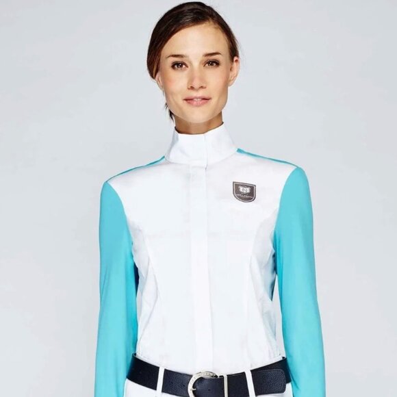 Noel Asmar Equestrian Cannes Show Shirt size Small - Picture 1 of 6